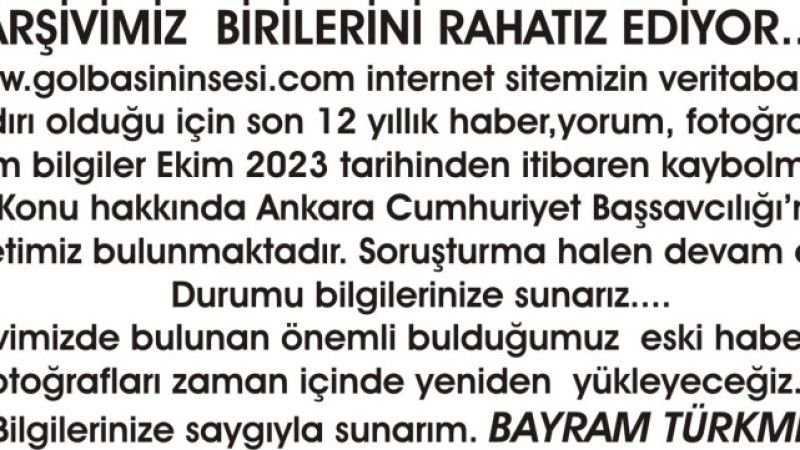 15 yıllık verilerimiz silindi 