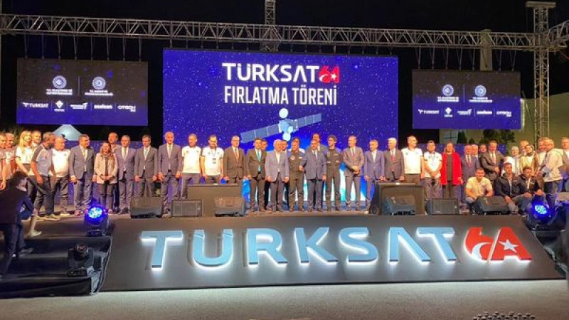 Gölbaşı TÜRKSAT yerleşkesinde fırlatma töreni vardı