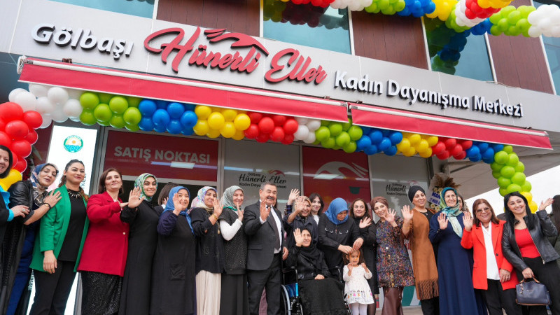 Hünerli Eller Dayanışma Merkezi açılışı yapıldı