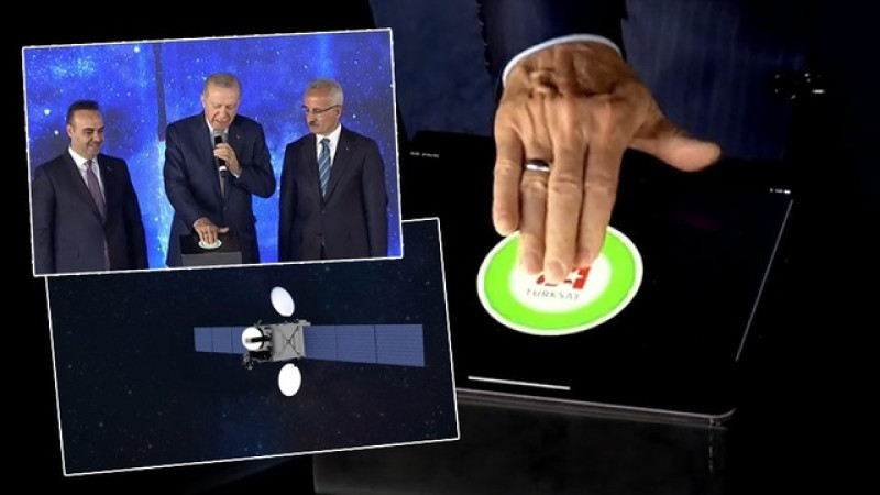 CUMHURBAŞKANI ERDOĞAN  GÖLBAŞI'NDA TÜRKSAT 6A TÖRENİNDE 