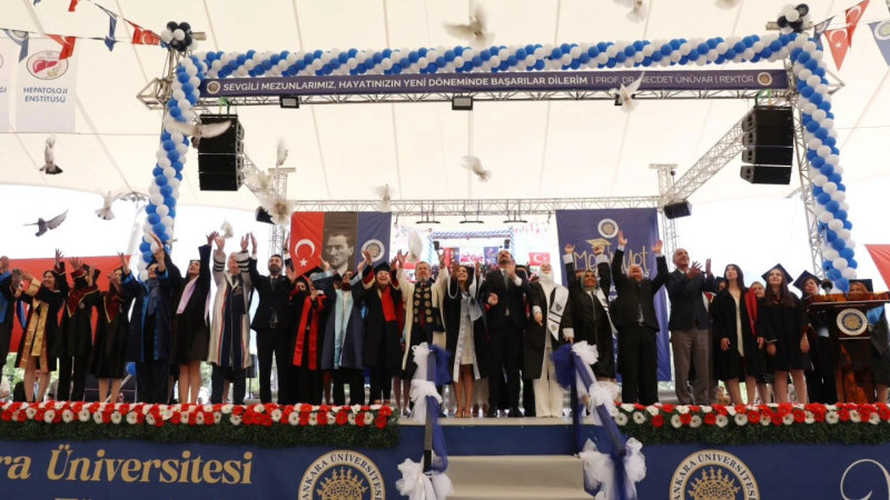 Ankara Üniversitesi Gölbaşı Yerleşkesinde Mezuniyet Töreni