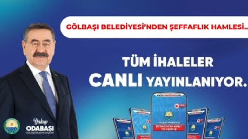 Belediye ihaleleri canlı yayınla paylaşacak