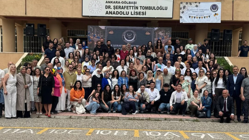 GÖLBAŞI’NIN İLK ORTA OKUL VE LİSESİ’NDE GELENEKSEL PİLAV GÜNÜ ETKİNLİĞİ VARDI…